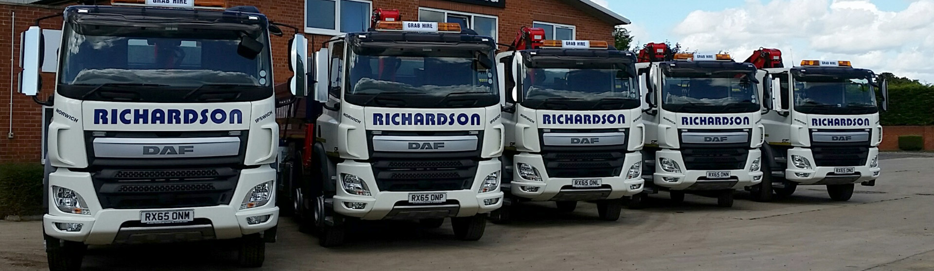 Grab Hire Lorries in Suffolk and Norfolk